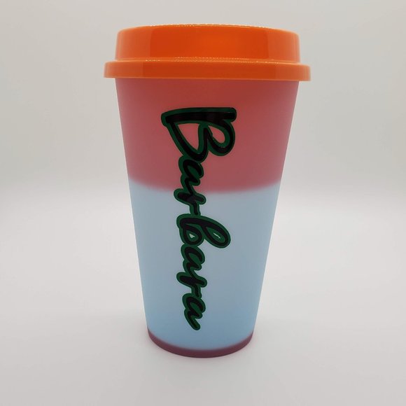 Custom Name 16oz Color Change Coffee/Tea Cup - Picture 1 of 7